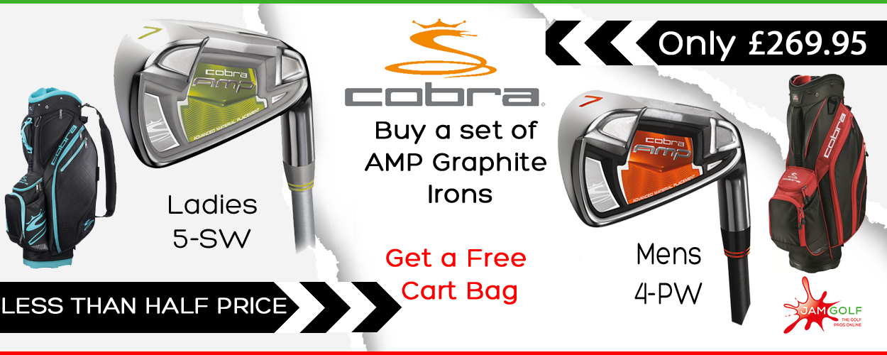 Buy a set of AMP Graphite irons and get a free bag.