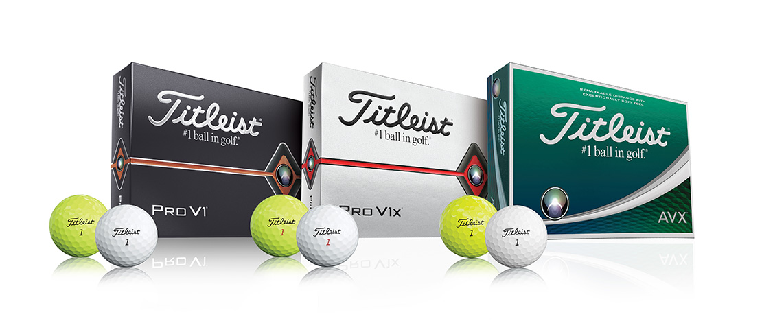 Titleist Pro V1, Pro V1X and AVX Golf Balls