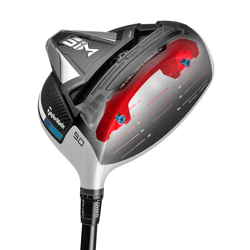 New TaylorMade SIM Driver Technical Drawing