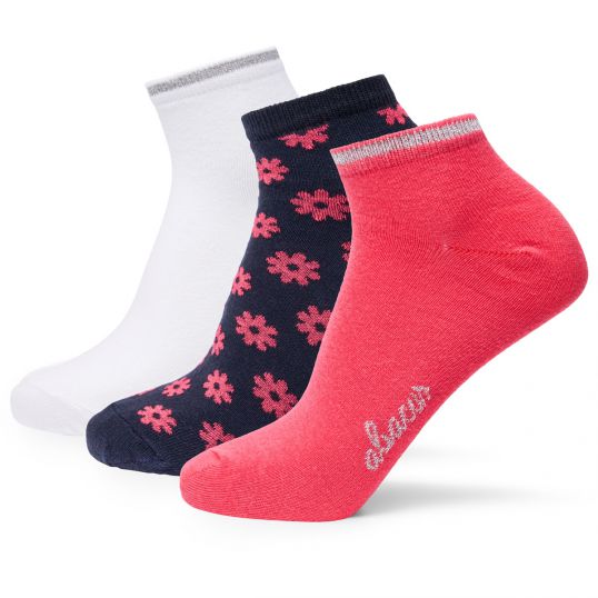 Camargo 3 Pack Socks Poppy Red