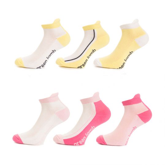 Colour Block Socks 3 Pack