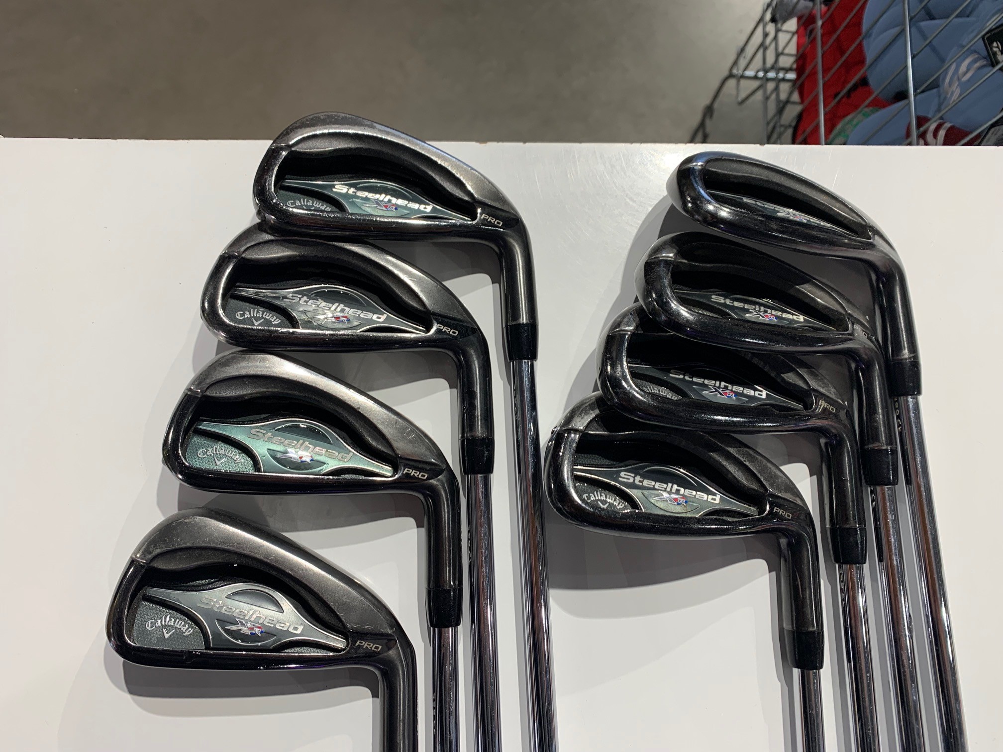 Callaway Steelhead XR Pro Irons Steel Shafts Right Stiff