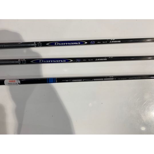 917 D2 Driver F2 Fairway and 818 H1 Hybrid Left 12 Regular Diamana Blue 60 15 Degree 21 Degree Diamana Blue 70 Tensei Ck Blue 70 (Used - Excellent)