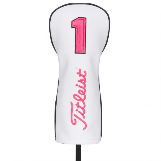Pink Out Leather Driver Headcover