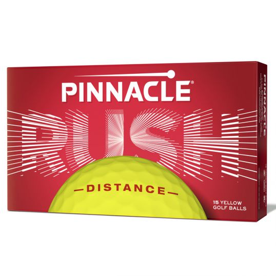 Rush Yellow Golf Balls 15 Pack