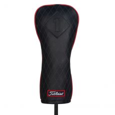 Leather Driver Headcovers Jet Black