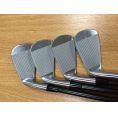 King Forged One Length Irons Steel Shafts Right Stiff KBS Tour FLT 4-PW (Custom 10151) (Used - Excellent)