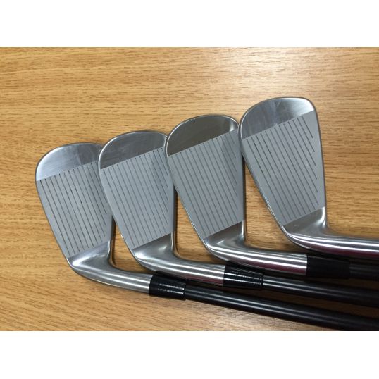 King Forged One Length Irons Steel Shafts Right Stiff KBS Tour FLT 4-PW (Custom 10151) (Used - Excellent)