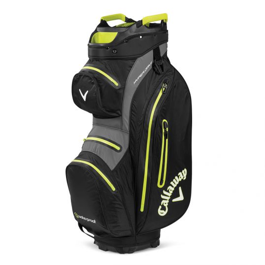 Hyper Dry 15 Cart Bag 2020 Black/Charcoal/Yellow