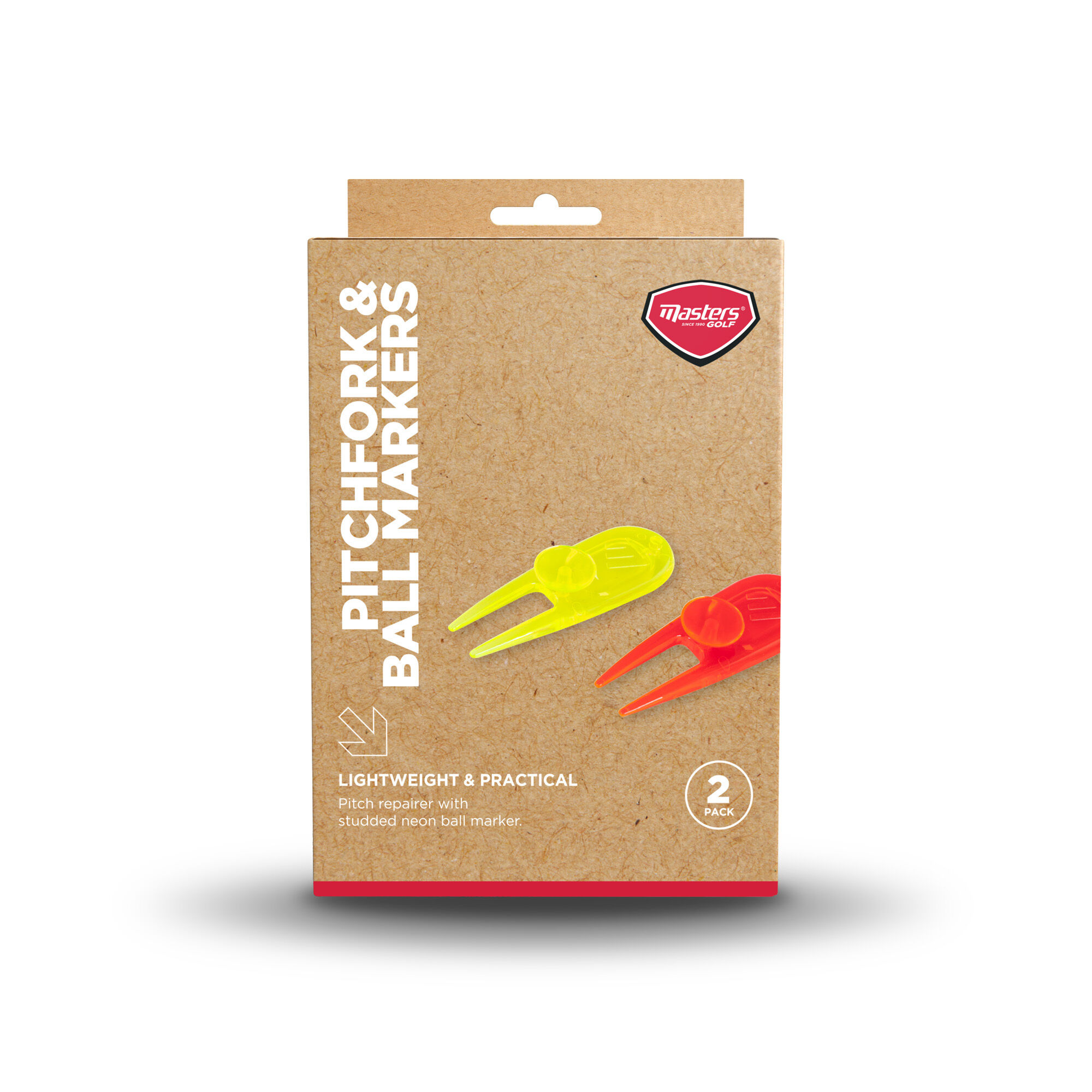 Product Image for Masters Neon PitchFork & Ball Markers X 2