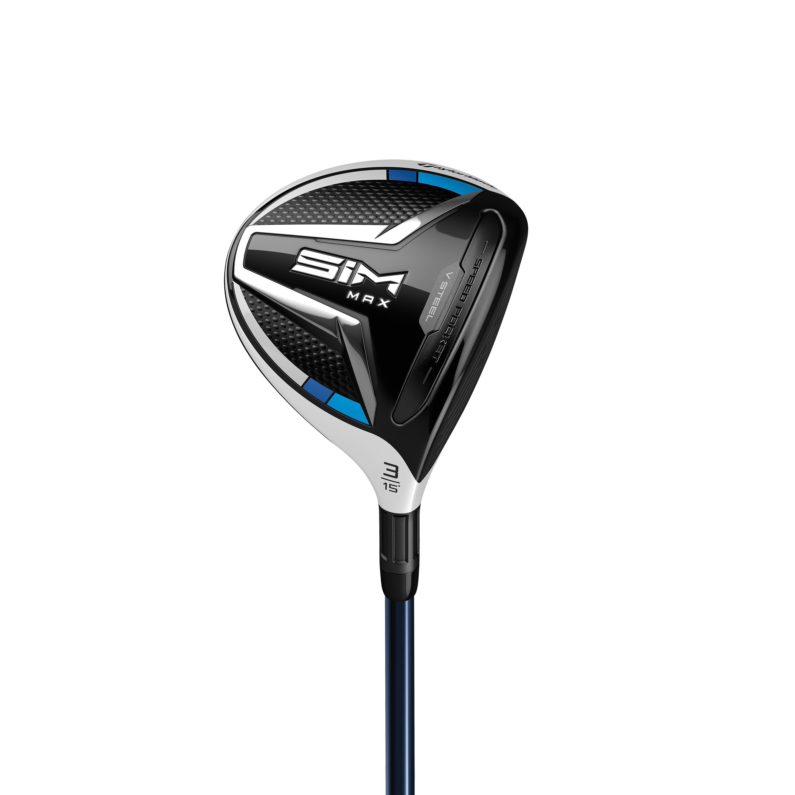 Product Image for TaylorMade SIM Max Fairway Wood Right 3 Wood-15 Degree Stiff Fujikura Ventus Blue 6