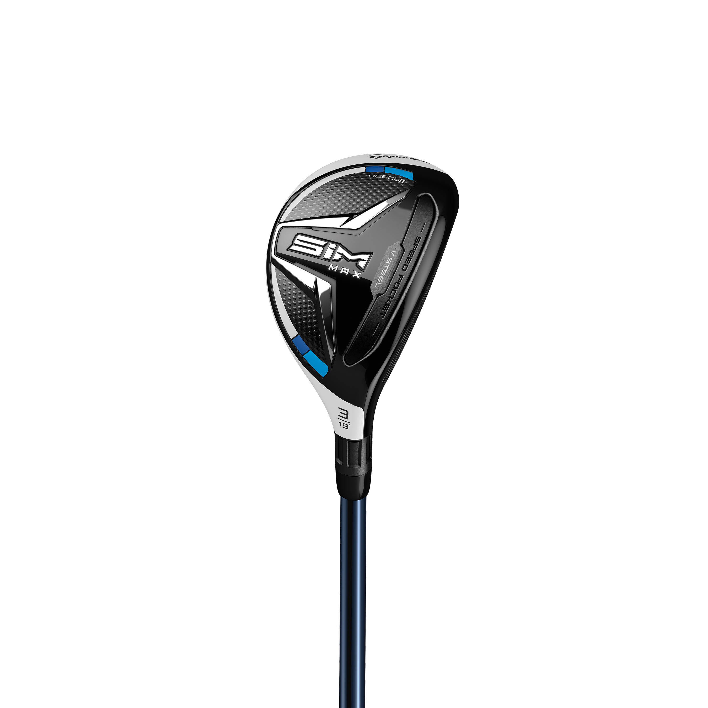 Product Image for TaylorMade SIM Max Rescue Right 3 Hybrid-19 Degree Regular Fujikura Ventus Blue 6 (Used - Very Good)