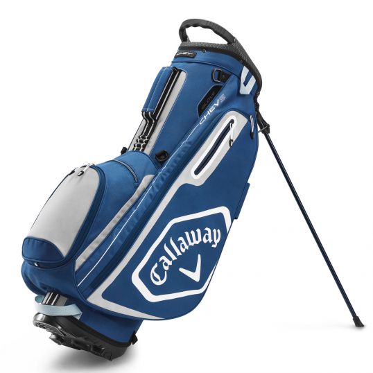 Chev Stand Bag 2021 Navy/Silver