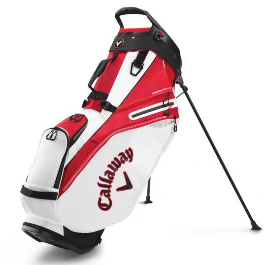 Fairway 14 Stand Bag 2021 White/Red