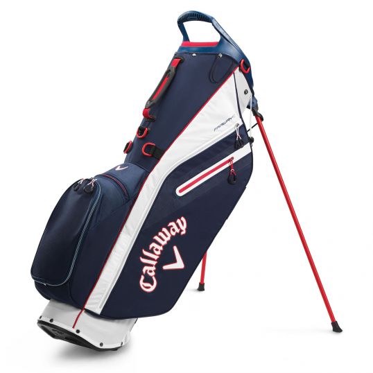 Fairway C Double Strap Stand Bag 2021 Navy/Red