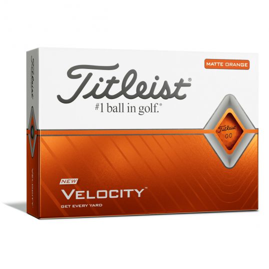 Velocity Orange Golf Balls 2021