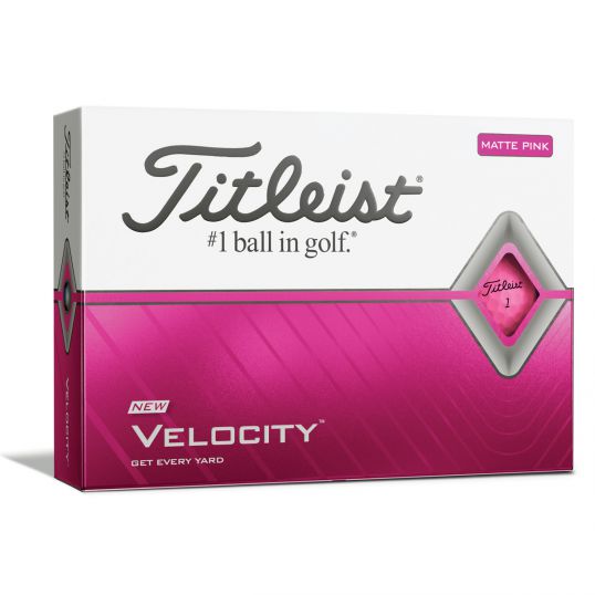 Velocity Pink Golf Balls 2021