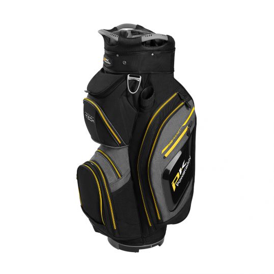 Premium Tech Cart Bag Black/Heather Black/Yellow