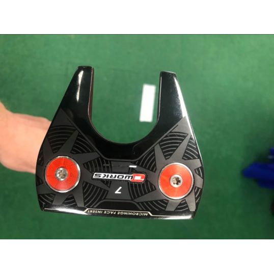 O-Works Red No 7 Putter Right 34 SuperStroke MidSlim 2.0 (Used - Good)