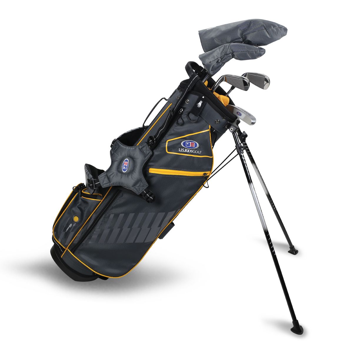 Product Image for US Kids UltraLight Junior Golf Sets Right 54" Purple 5 Club Stand Bag Grey/Purple (Used - 1 Star)