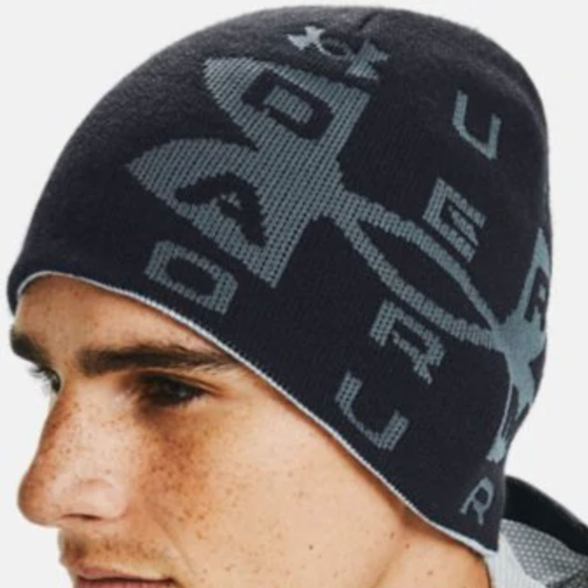 Product Image for Billboard Reversible Beanie Mens One Size Grey