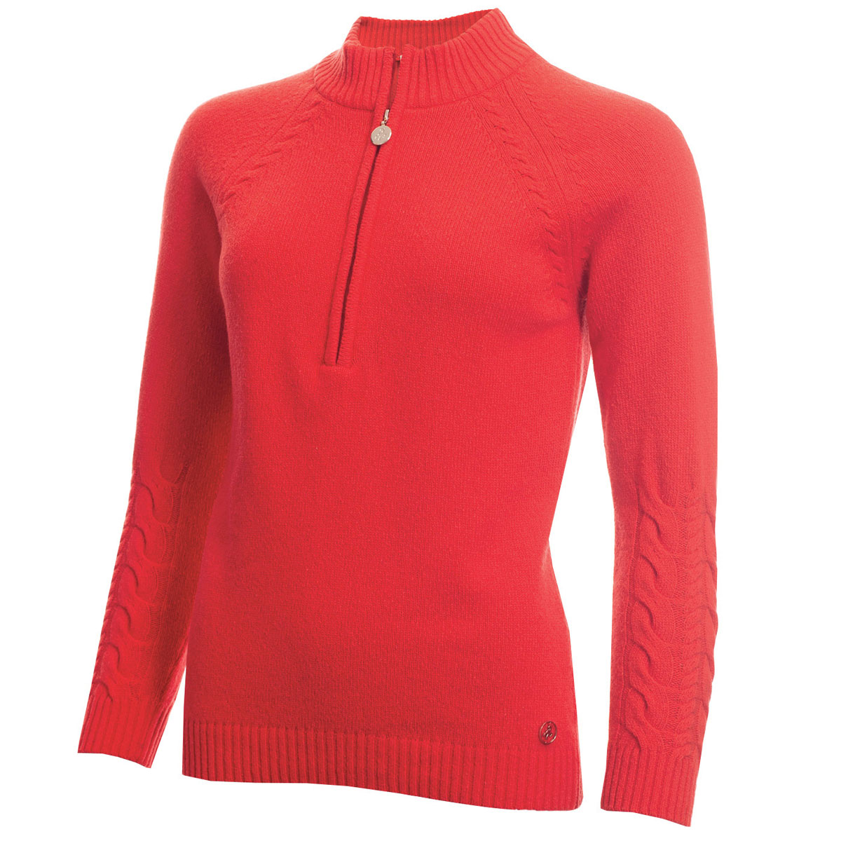 Product Image for Gigi Superwool Half Zip Sweater Ladies 12 Watermelon