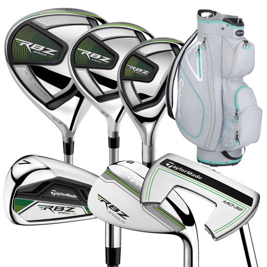 TaylorMade RBZ Speedlite 9 Piece Ladies Complete Golf Set Graphite