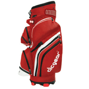 Clicgear B3 Cart Bag Red Trolley Bags at JamGolf