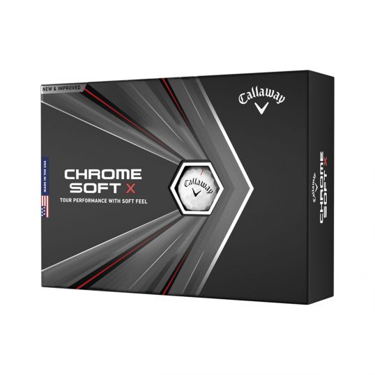 Chrome Soft X 2020 White Golf Balls