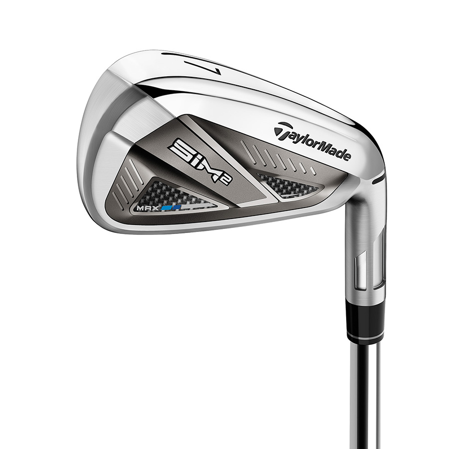 Product Image for TaylorMade SIM 2 Max Steel Irons Right Regular KBS Max MT 85 5-PW (Used - 3 Star)