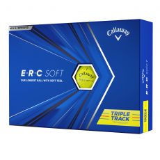 ERC Soft Triple Track Yellow Golf Balls 2021
