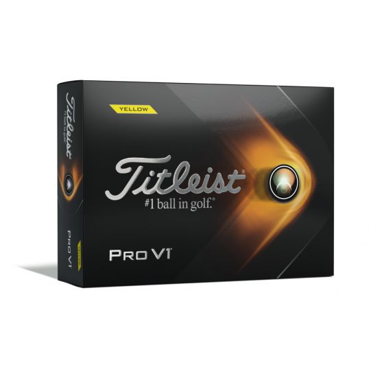 Pro V1 Yellow Golf Balls 2021