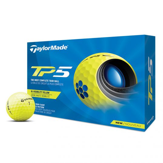 TP5 Yellow Golf Balls 2023
