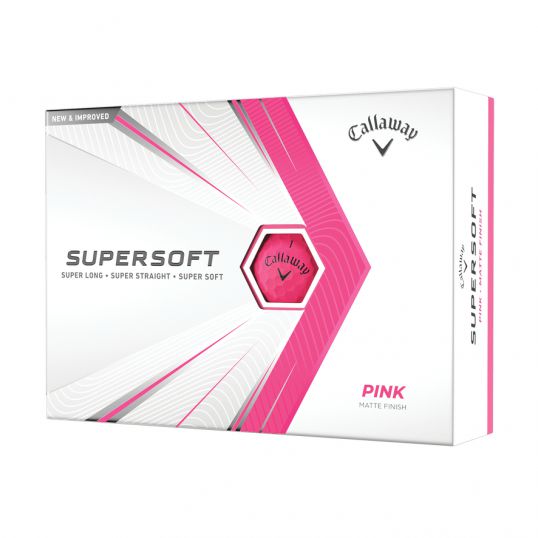 Supersoft Matte Pink Golf Balls 2022