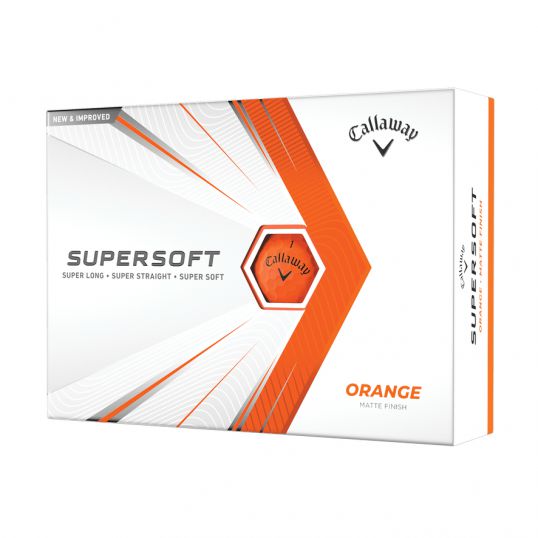 Supersoft Matte Orange Golf Balls 2021