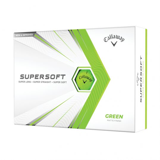 Supersoft Matte Green Golf Balls 2021