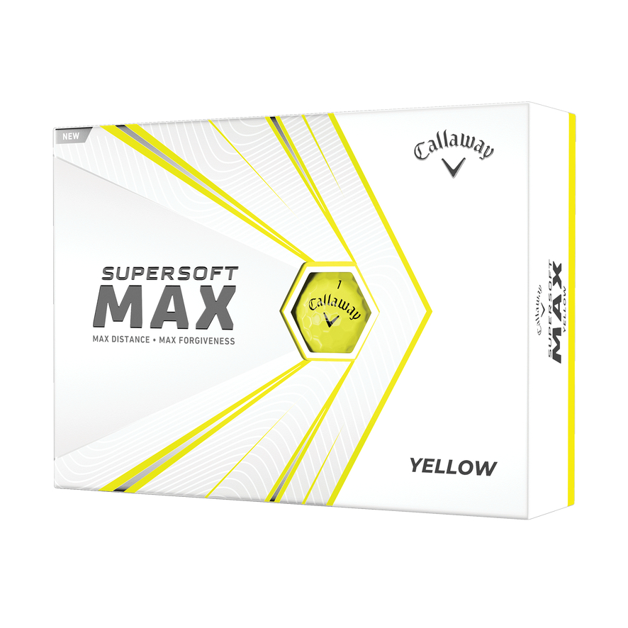 Product Image for Supersoft Max Yellow Golf Balls