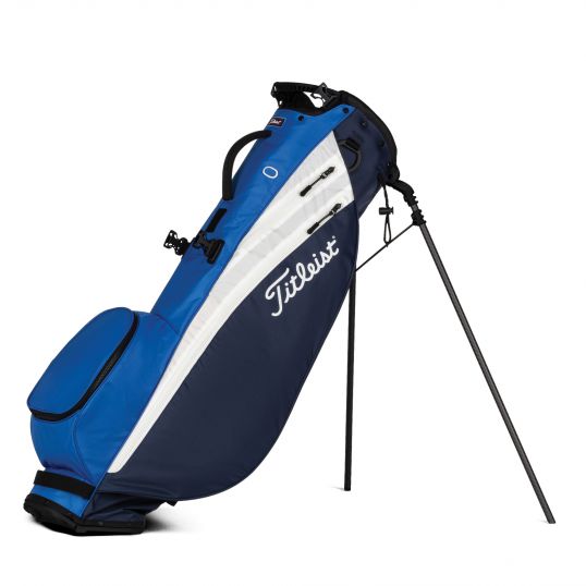 Players 4 Carbon Stand Bag 2021 Navy/White/Royal