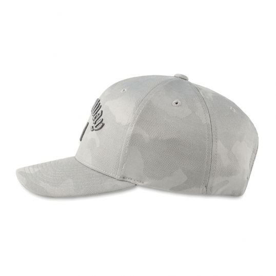 Camo FLEXFIT Snapback Golf Cap Mens Adjustable Grey