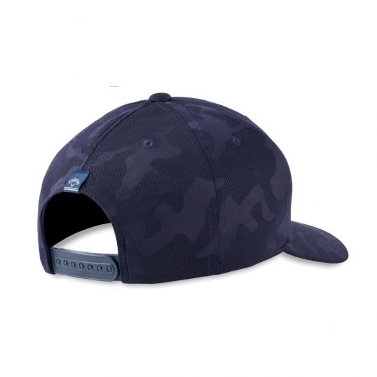 Camo FLEXFIT Snapback Golf Cap Mens Adjustable Navy