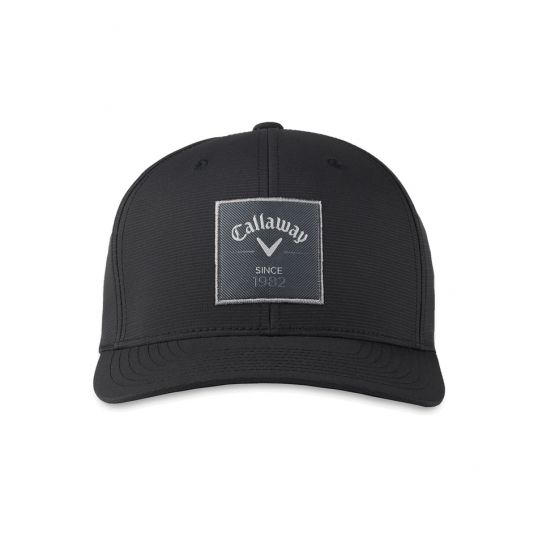 Rutherford FLEXFIT Snapback Golf Cap Mens Adjustable Black