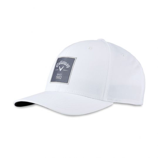 Rutherford FLEXFIT Snapback Golf Cap Mens Adjustable White