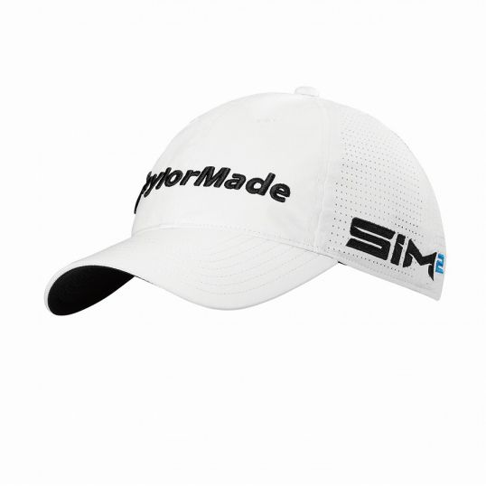 Litetech Tour Golf Hat 2021 Mens Adjustable White