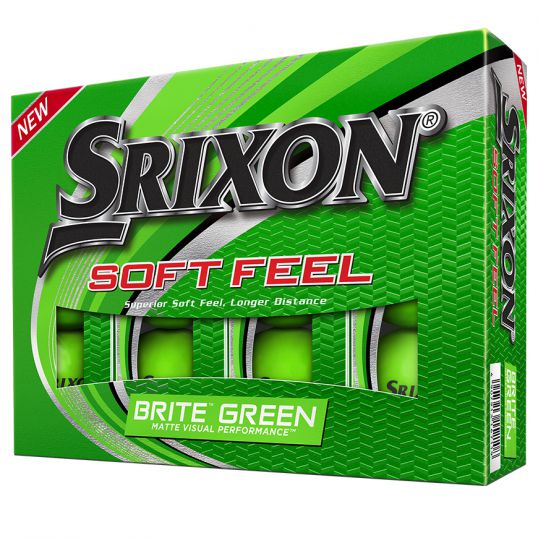Soft Feel Golf Balls Brite Green
