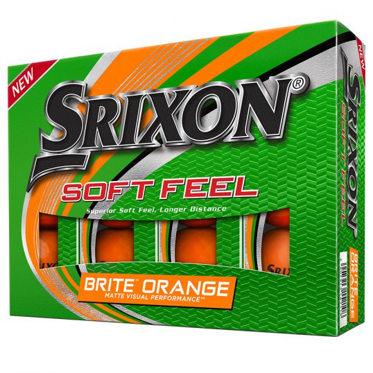 Soft Feel Golf Balls Brite Orange