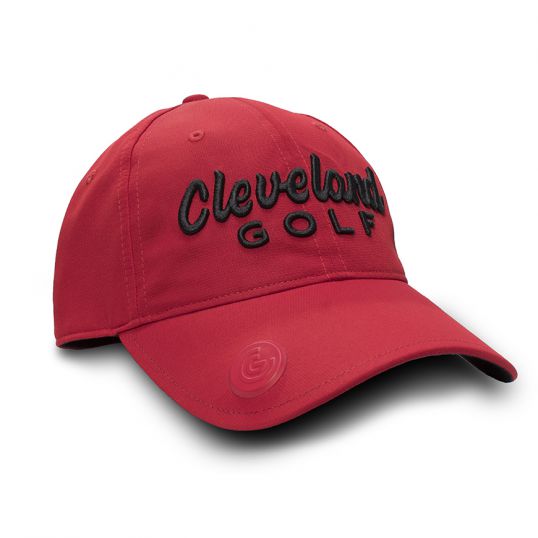 Ball Marker Golf Cap Mens One Size Red/Black