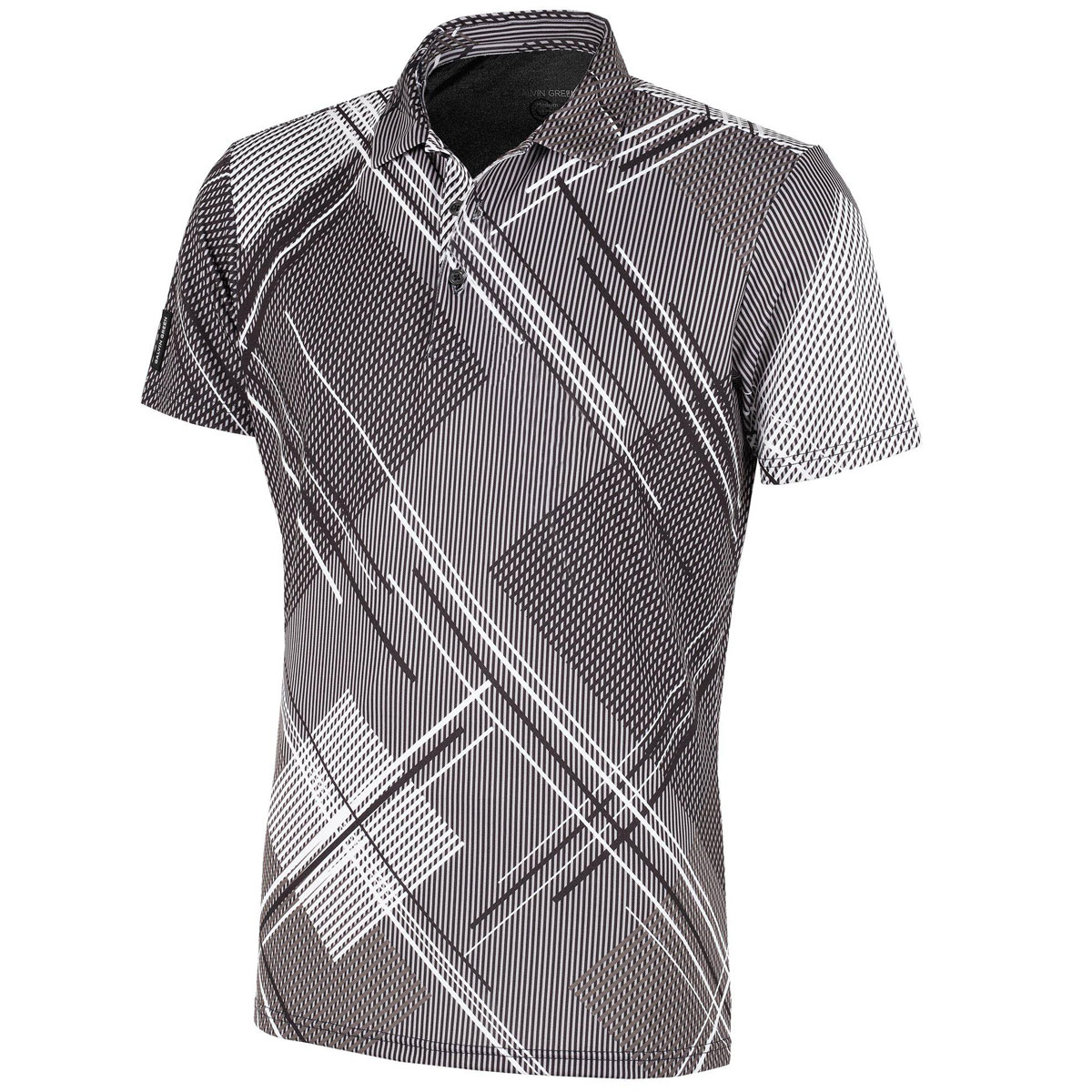 Product Image for Mitchell Ventil8 Polo Shirt Mens Medium Black/Sharkskin