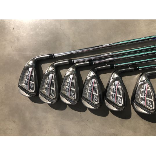 Big Bertha OS Irons Steel Shafts Right Regular True Temper Speed Step 80 5-PW (Custom 10466) (Used - Excellent)