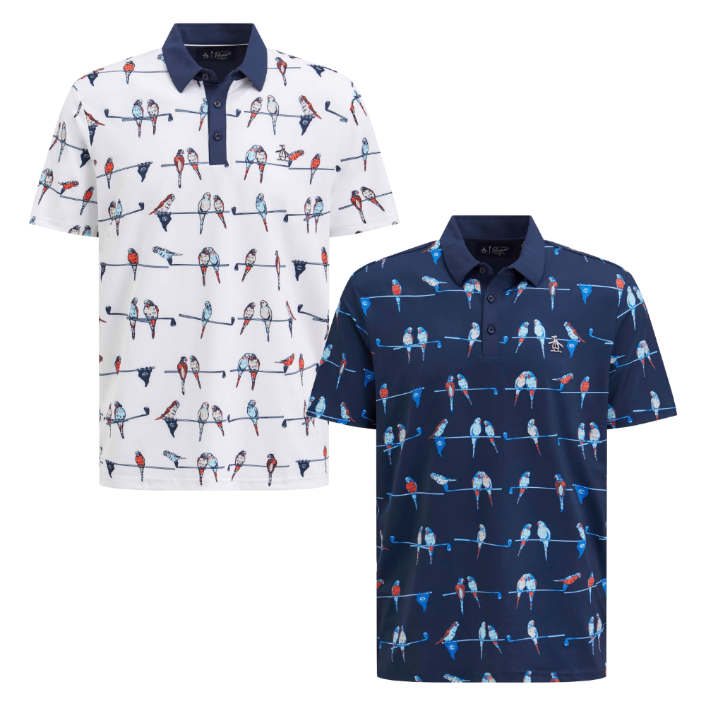 Product Image for Parrot Allover Mens Shirt Mens Small Black Iris