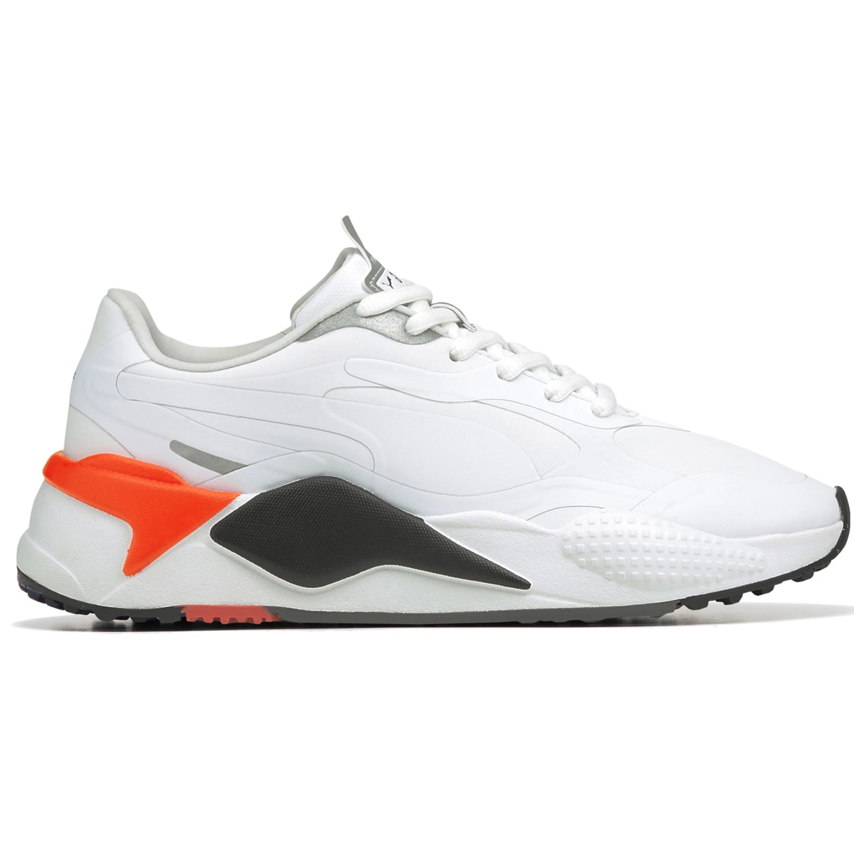 Product Image for RS-G Mens Golf Shoes Mens UK 10 Standard White/Black/Red Blast